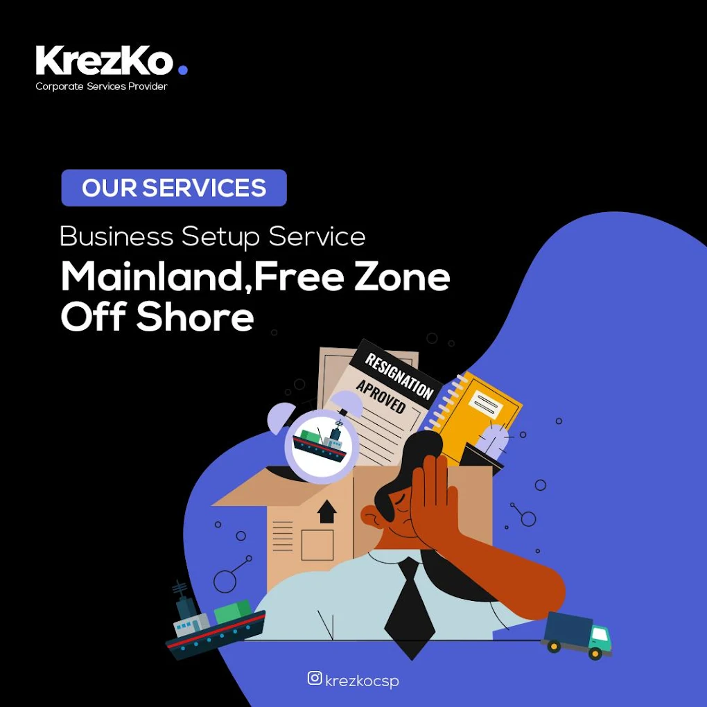 Krezko Corporate Services Provider - Business management consultant in Dubai, UAE.